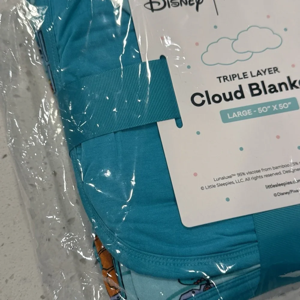 Little Sleepies Disney Pixar Monsters Inc. Scream Team Large Cloud Blanket 50x50